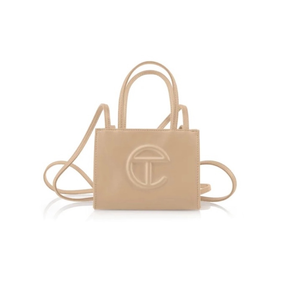 Telfar Small Cream Shopping Bag used previously owned